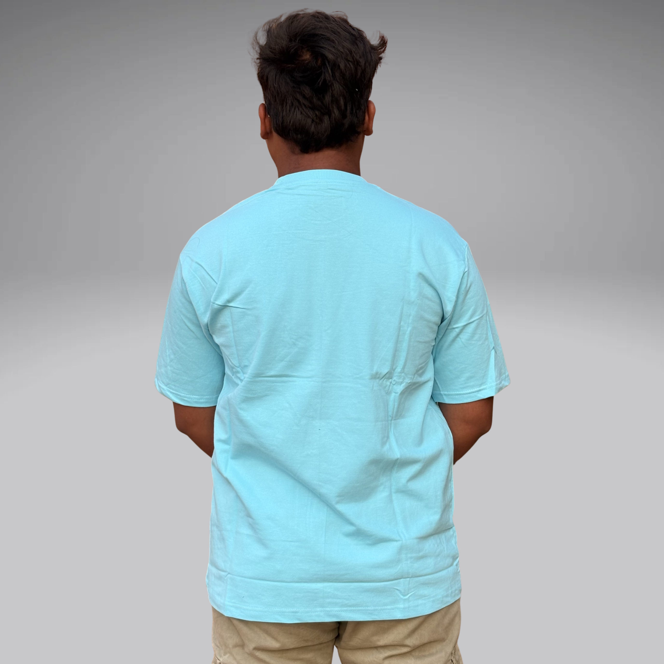 Oversized T Shirt Powder Blue