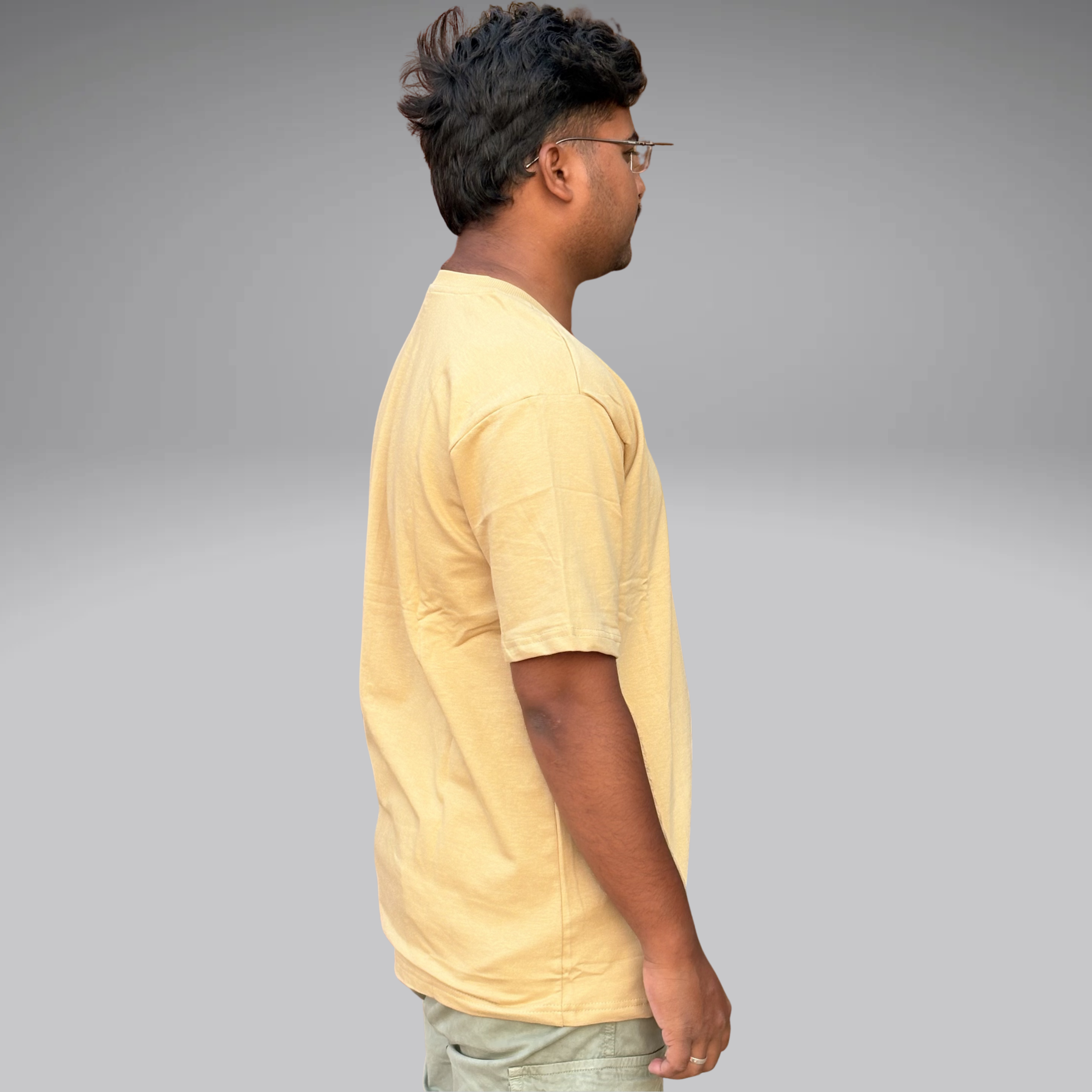 Oversized T Shirt Beige