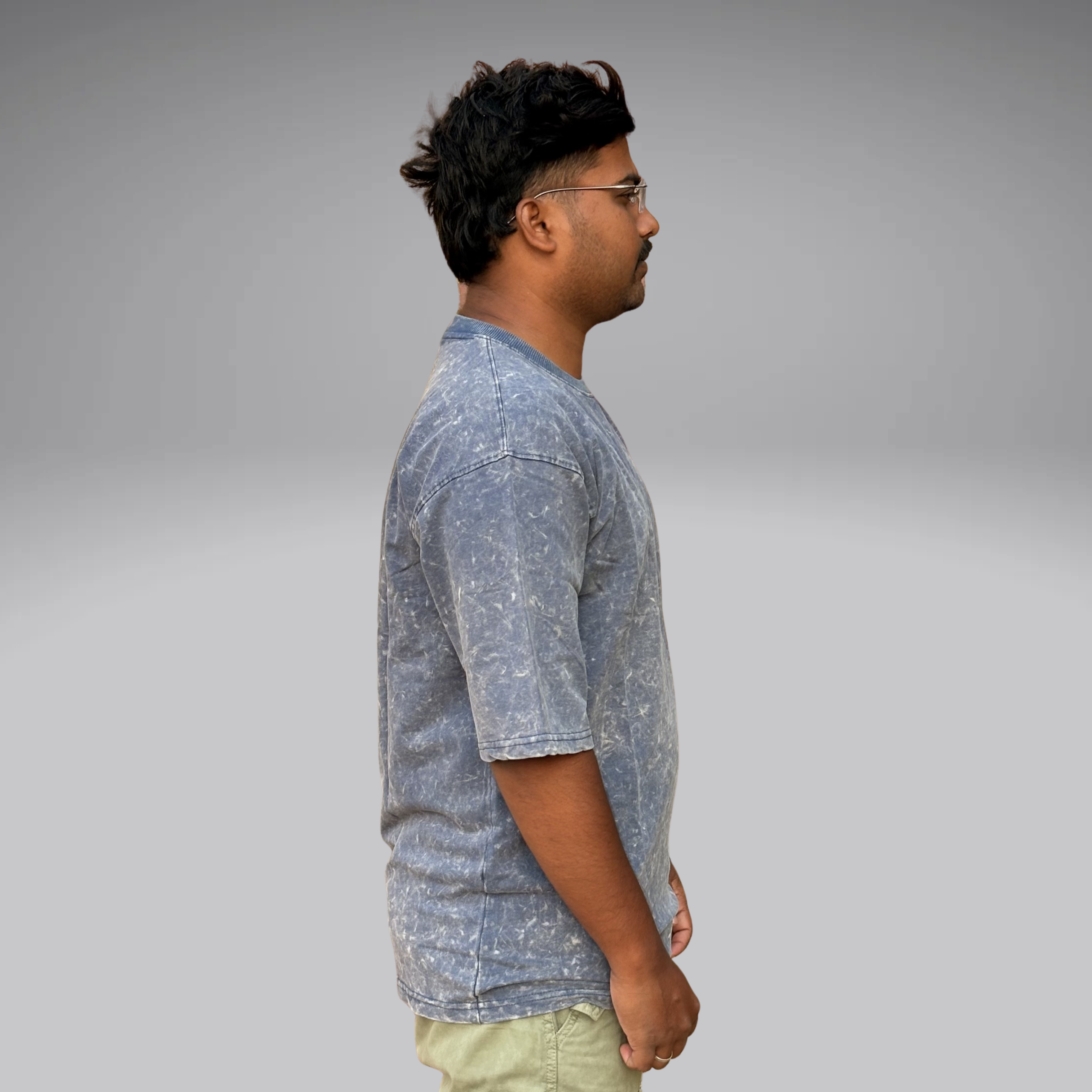 Vintage Blue Acid Wash