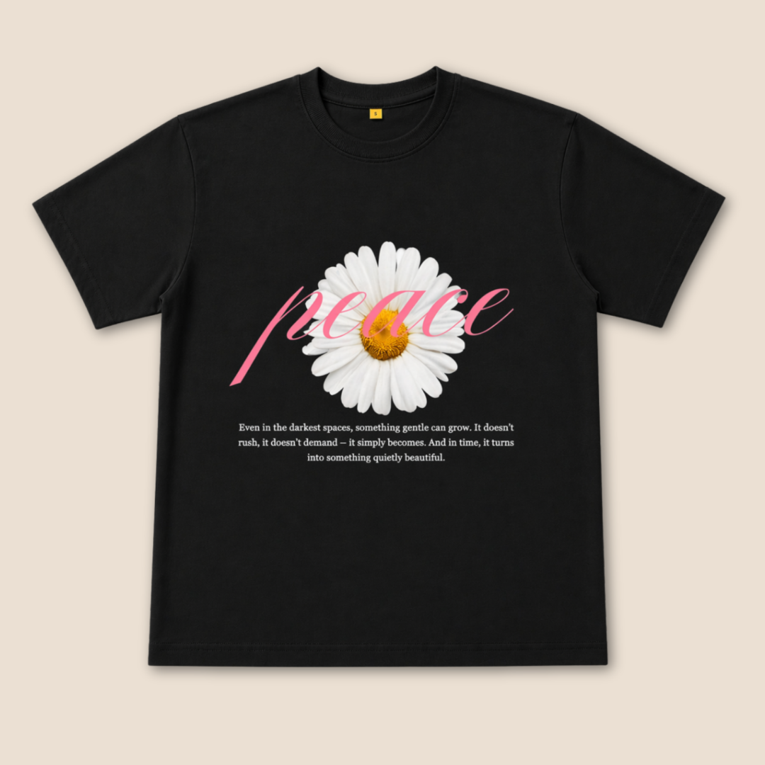 Peace Bloom Black