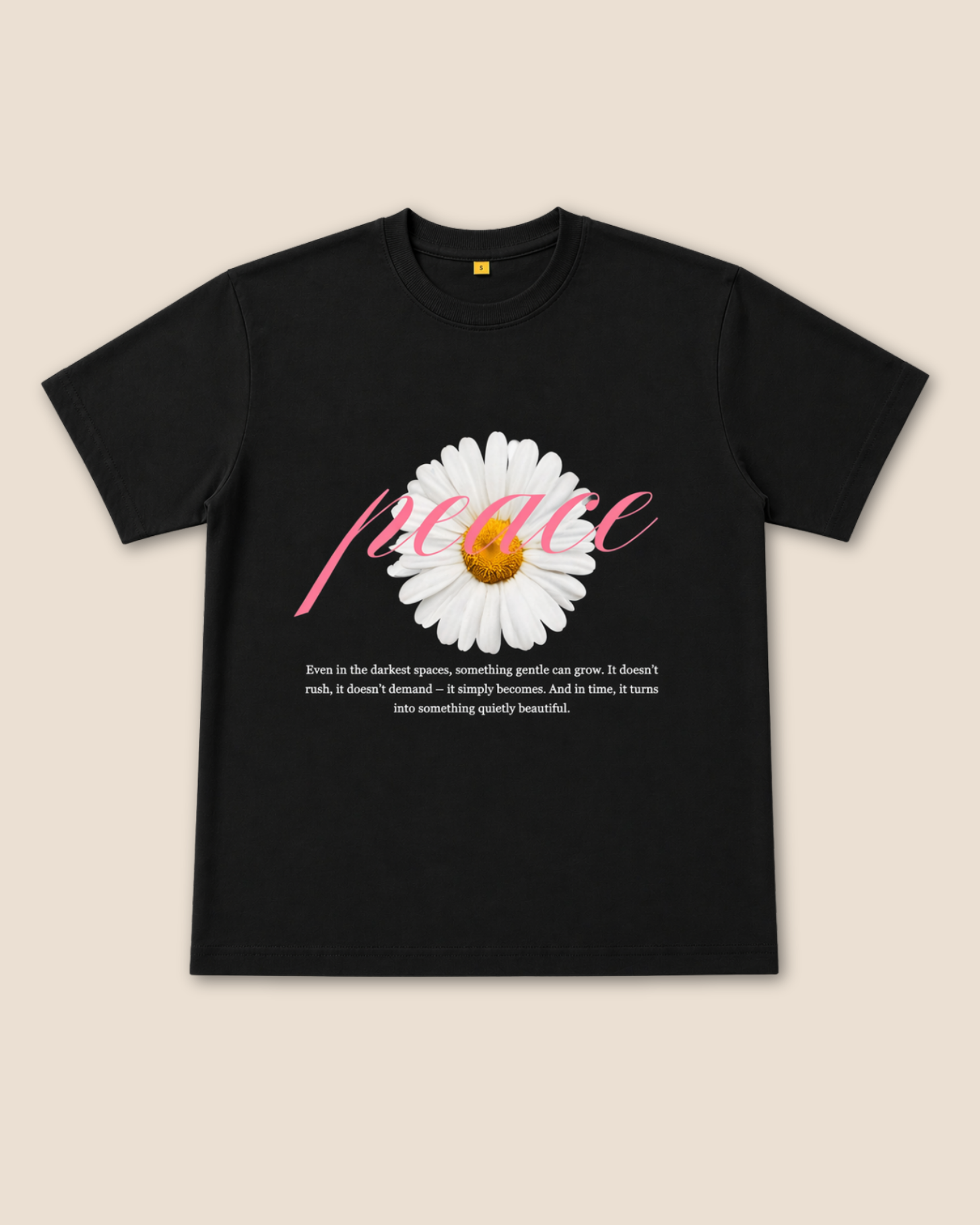 Peace Bloom Black
