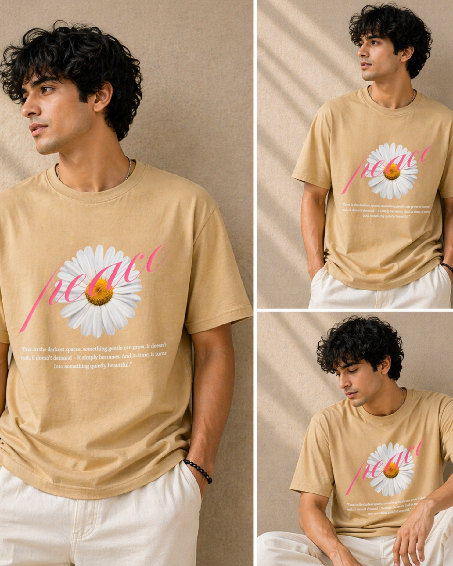 Peace Bloom Beige
