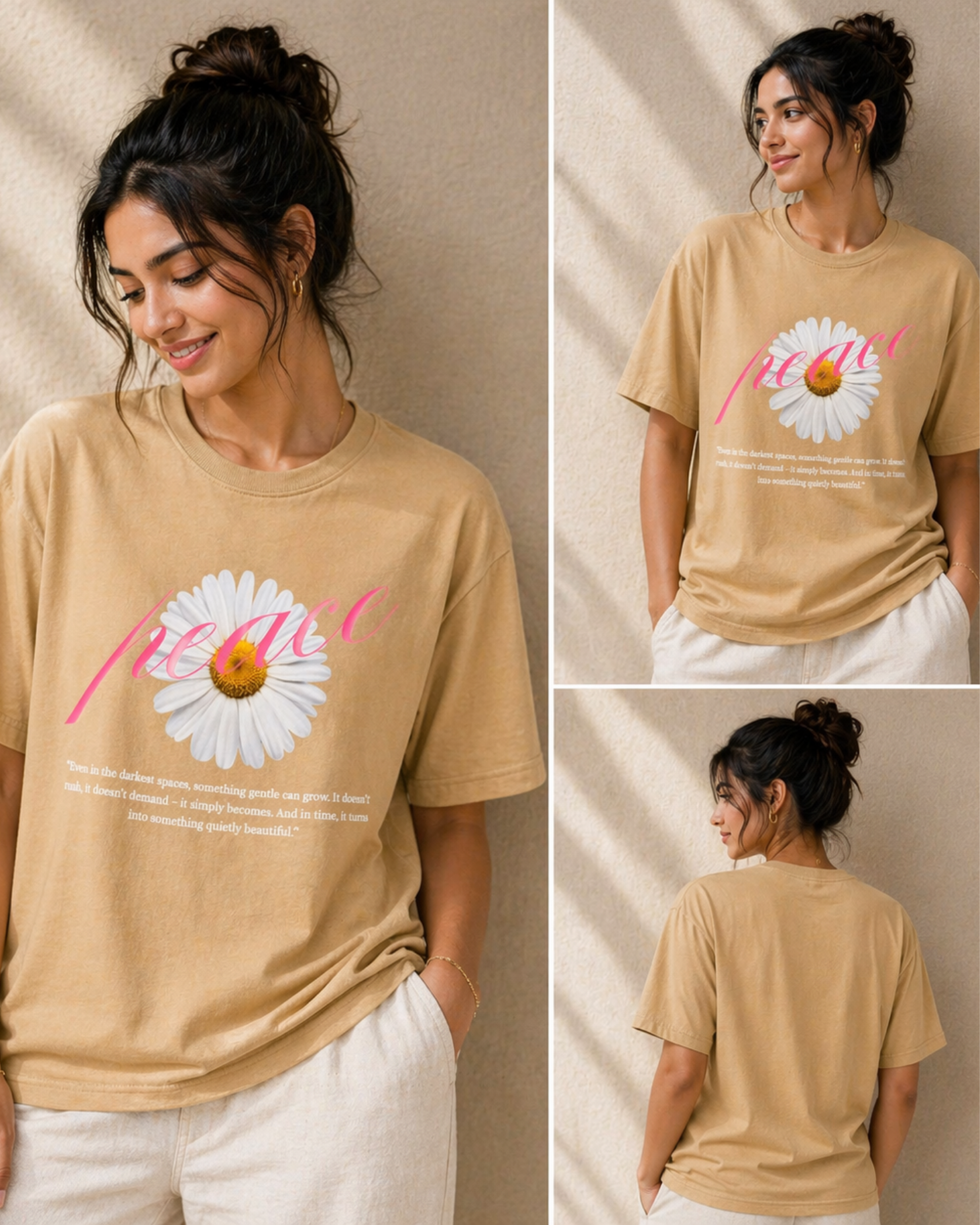 Peace Bloom Beige