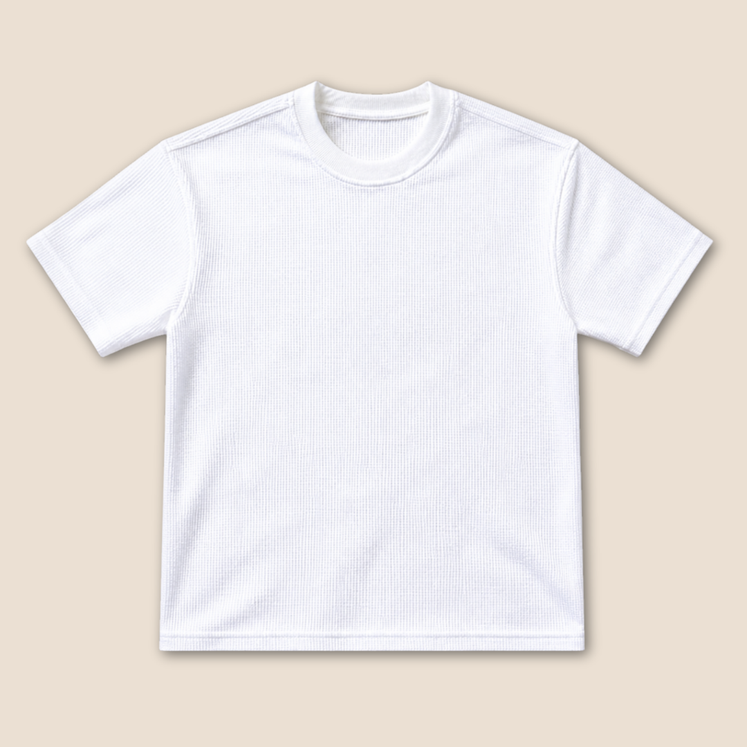 Grid Knit White