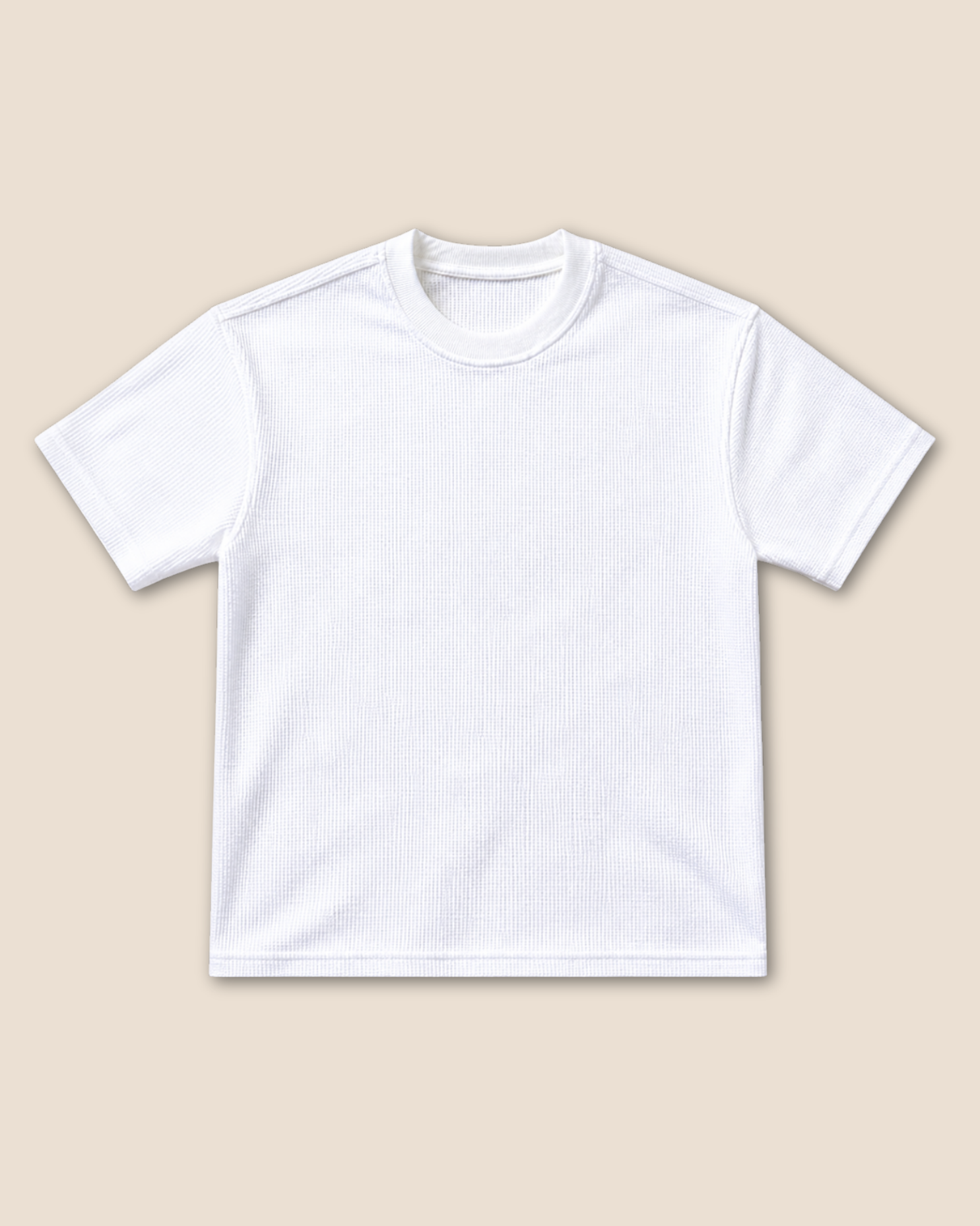 Grid Knit White