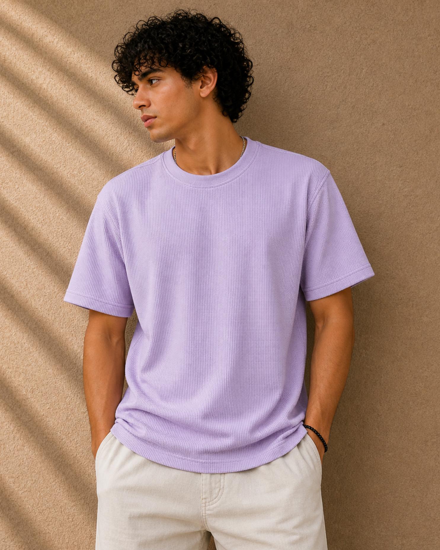 Grid Knit Lavender