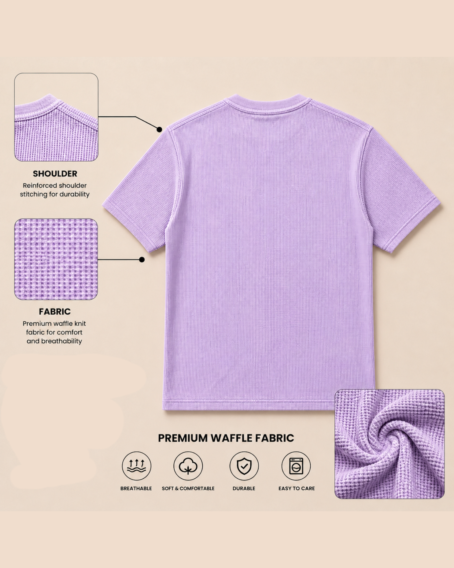 Grid Knit Lavender